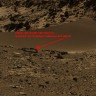 Фото с Марса нарисованная насыпь песка и ..